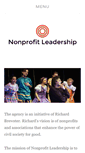 Mobile Screenshot of nonprofitleadership.net